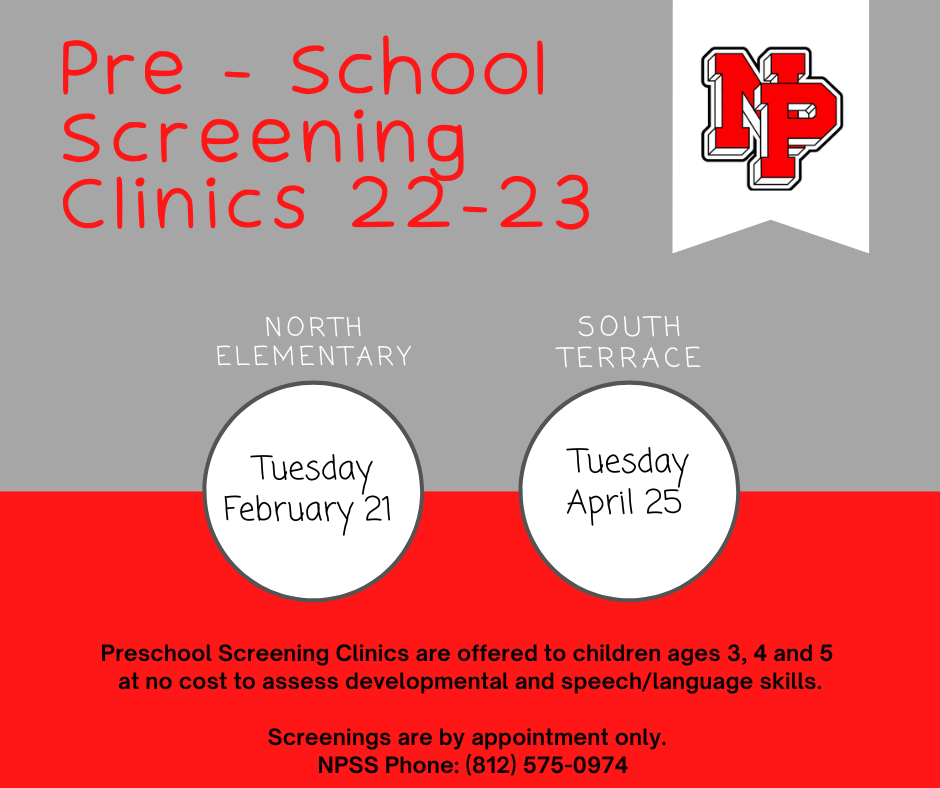Spring Preschool Screening Clinics Scheduled