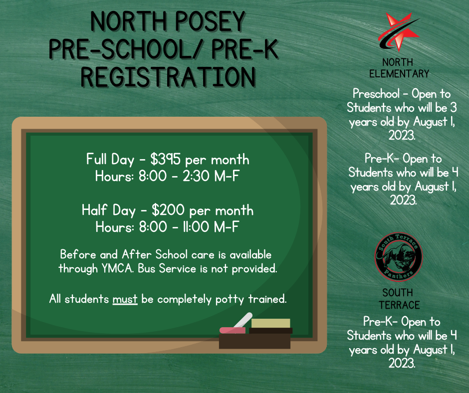 PreSchool and PreK Registration 2023-2024